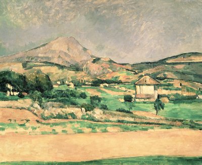 Montagne Sainte-Victoire, um 1882-85 von Paul Cézanne